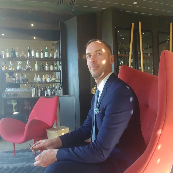 A portrait of Dr Todd William Dearing.